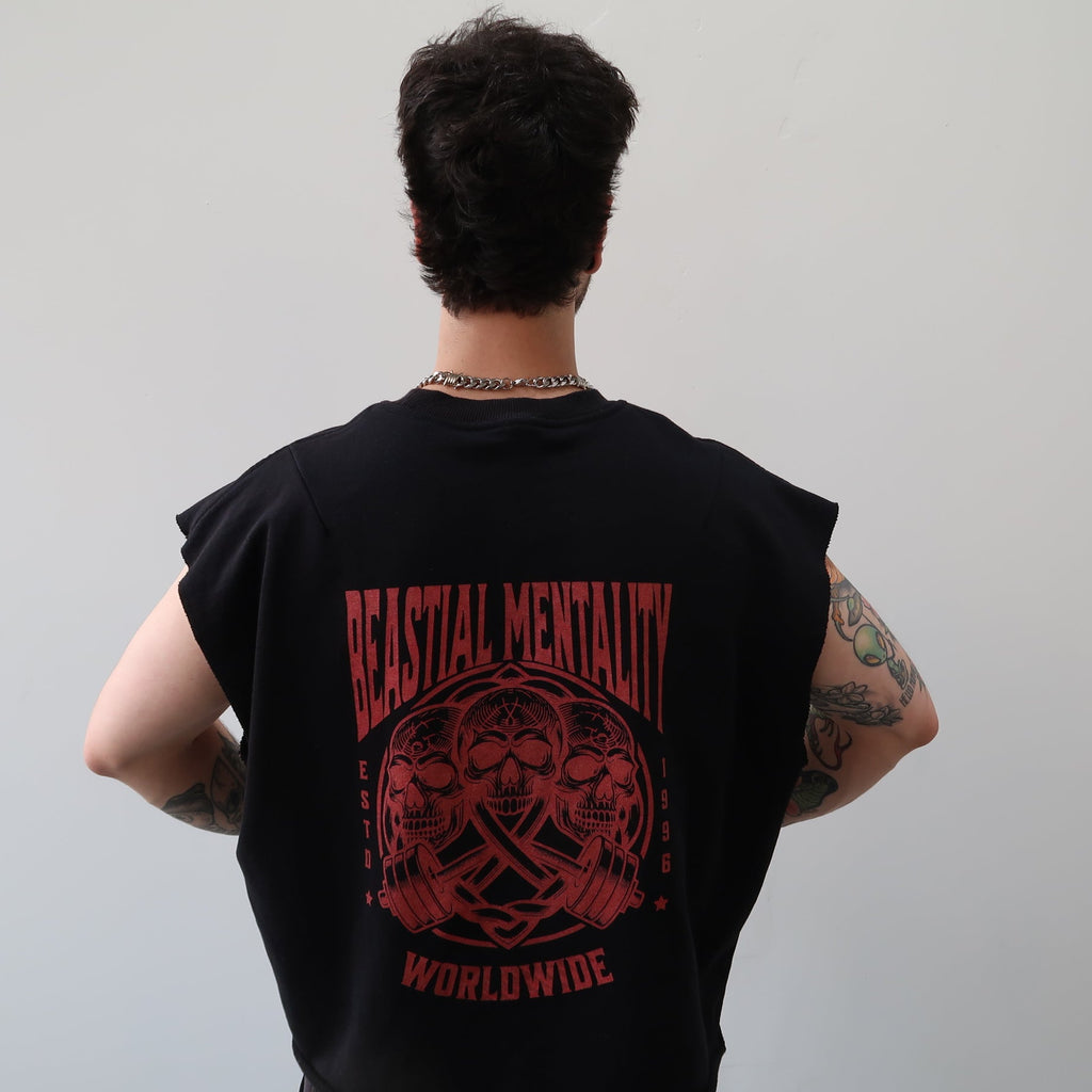 Beastial Mentality Cropped Tank Top