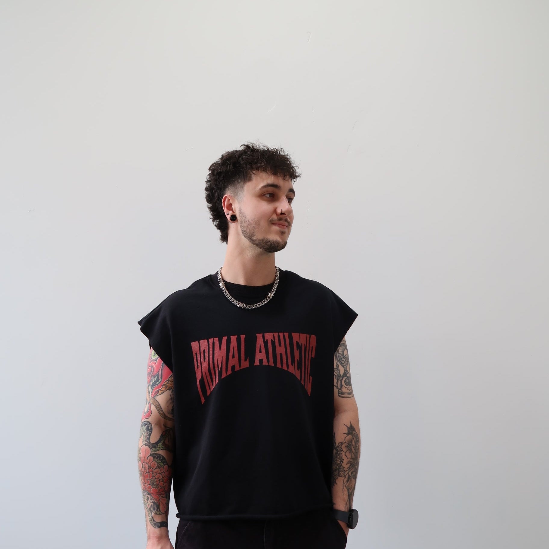 Beastial Mentality Cropped Tank Top